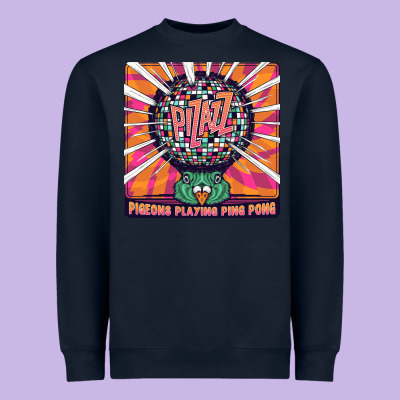 Best Pigeons Playing Ping Pong Music Heavyweight Sweatshirt Designed By Artisfamous