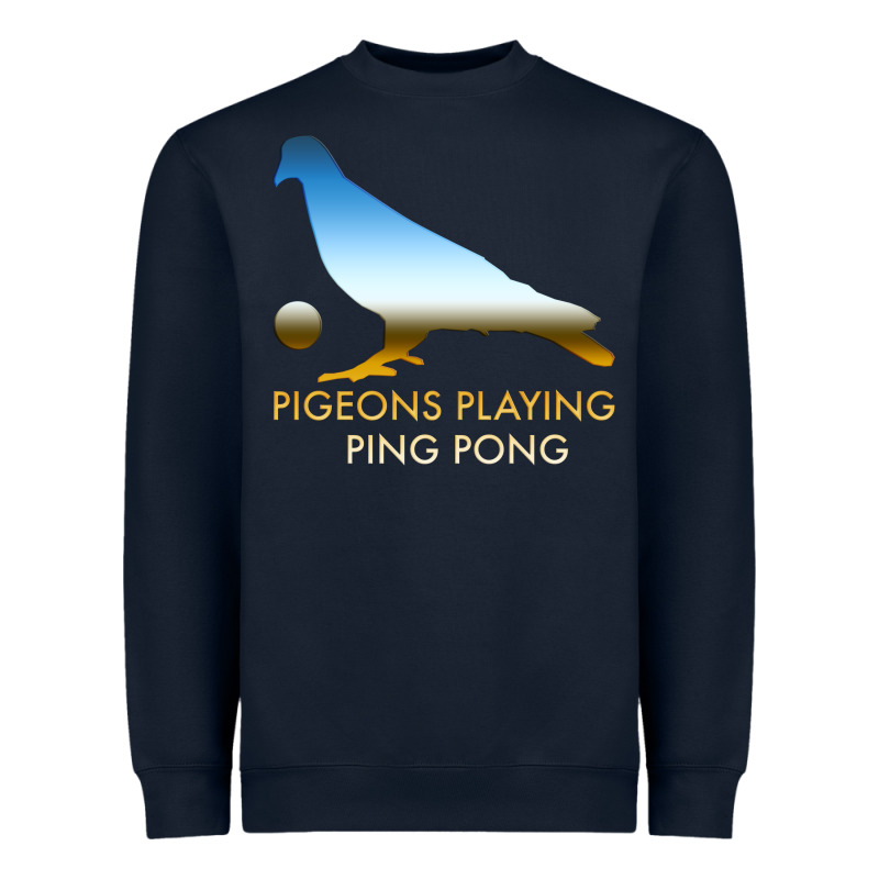 Best Pigeons Playing Ping Pong Music Heavyweight Sweatshirt by artisFamous | Teevron