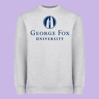 George Fox College Design Heavyweight Sweatshirt Designed By Artisfamous