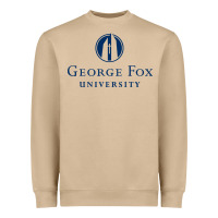 Mushroom George Fox College Design Heavyweight Sweatshirt - artisFamous