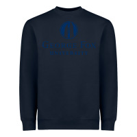 Navy George Fox College Design Heavyweight Sweatshirt - artisFamous