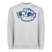 Heather Grey The Crunch, Syracuse Heavyweight Sweatshirt - artisFamous