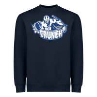 Navy The Crunch, Syracuse Heavyweight Sweatshirt - artisFamous