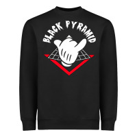 Black black pyramid Heavyweight Sweatshirt - artisFamous