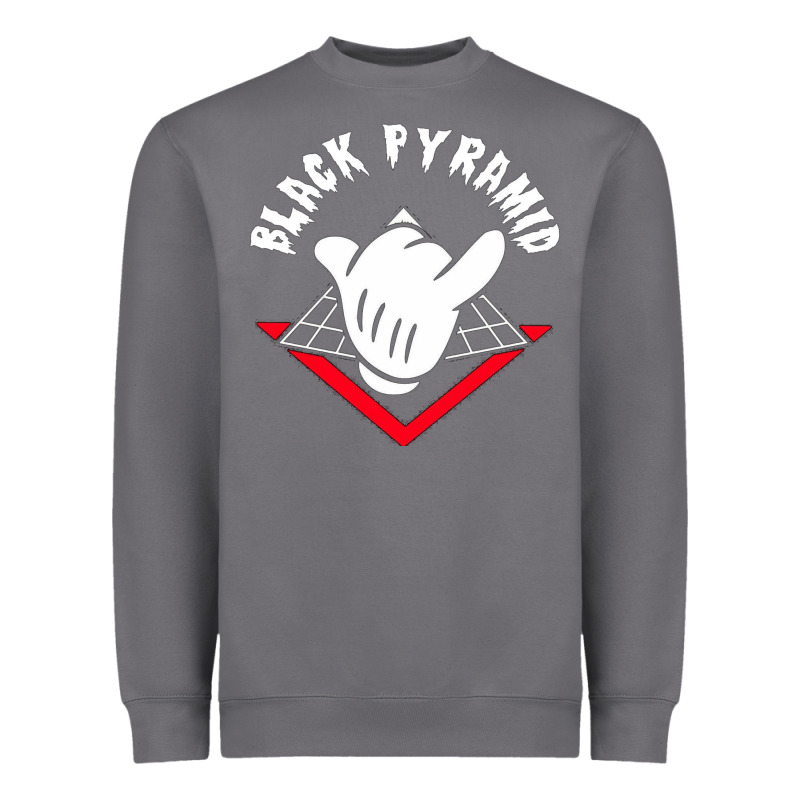 Black Pyramid Heavyweight Sweatshirt by artisFamous | Teevron