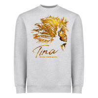 Heather Grey tina the tina turner musical Heavyweight Sweatshirt - artisFamous