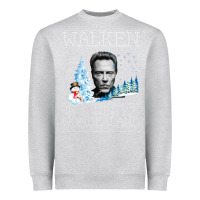 Heather Grey christopher walken Heavyweight Sweatshirt - artisFamous