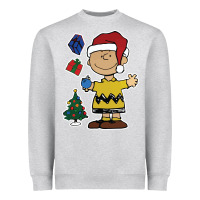 Heather Grey charlie brown christmas gifts Heavyweight Sweatshirt - artisFamous
