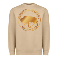 Mushroom Buffalo Gold Native American - Bison Heavyweight Sweatshirt - artisFamous