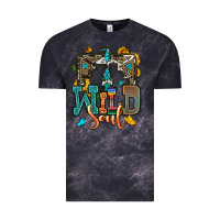 Cloud Black western wild soul Vintage Tee - OliviaCreatesArt