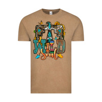 Vintage Coffee western wild soul Vintage Tee - OliviaCreatesArt