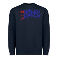 Navy blue speed racer 80s   speed racer Heavyweight Sweatshirt - artisFamous