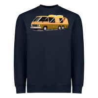 Navy 1970s gmc motorhome gmc motorhome Heavyweight Sweatshirt - artisFamous