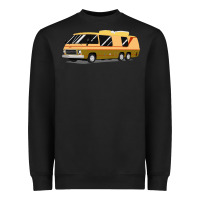Black 1970s gmc motorhome gmc motorhome Heavyweight Sweatshirt - artisFamous