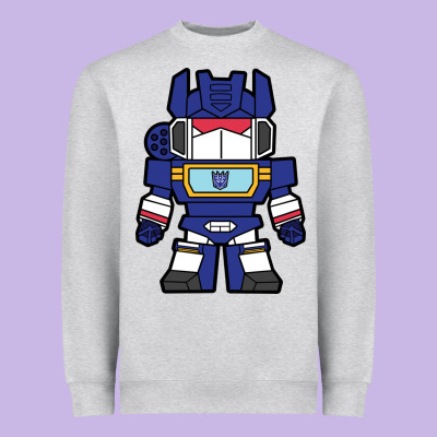 Soundwave Transformers Chibi Heavyweight Sweatshirt Designed By Artisfamous