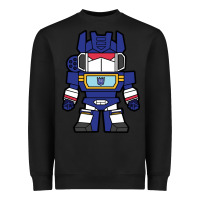 Black soundwave transformers chibi Heavyweight Sweatshirt - artisFamous