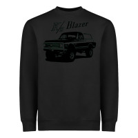 Black 1971 k5 blazer k5 blazer Heavyweight Sweatshirt - artisFamous