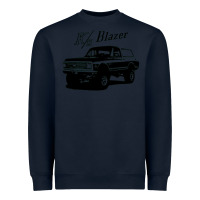 Navy 1971 k5 blazer k5 blazer Heavyweight Sweatshirt - artisFamous