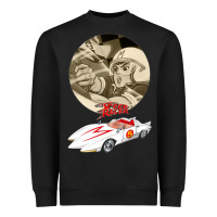 Black go speed racer go go!!!   speed racer Heavyweight Sweatshirt - artisFamous