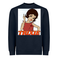 Navy go trixie go!   speed racer Heavyweight Sweatshirt - artisFamous