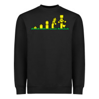 Black evolution of lego Heavyweight Sweatshirt - artisFamous