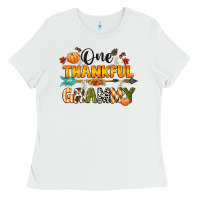 One Thankful Grammy Ladies Tee | Teevron