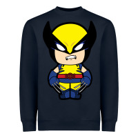 Navy wolverine Heavyweight Sweatshirt - artisFamous