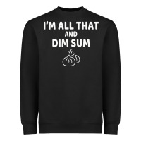 Black all that and dim sum dumplings dim sum gift Heavyweight Sweatshirt - artisFamous