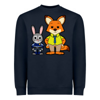 Navy zootopia duo chibi Heavyweight Sweatshirt - artisFamous