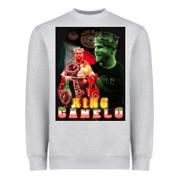Heather Grey canelo boxing Heavyweight Sweatshirt - artisFamous