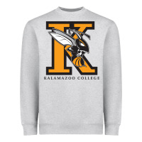 Heather Grey kalamazoo college Heavyweight Sweatshirt - artisFamous
