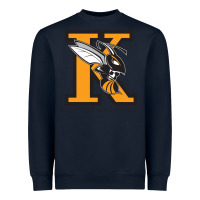 Navy kalamazoo college Heavyweight Sweatshirt - artisFamous