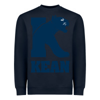 Navy kean university Heavyweight Sweatshirt - artisFamous