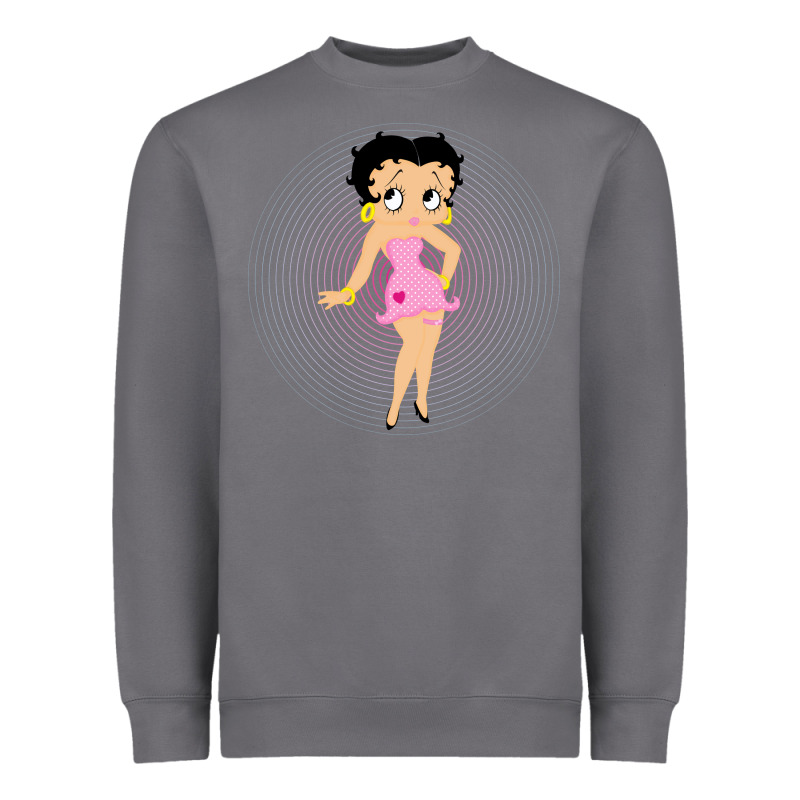 Betty Boop Heavyweight Sweatshirt by artisFamous | Teevron