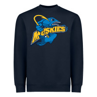 Navy lakeland university muskies Heavyweight Sweatshirt - artisFamous