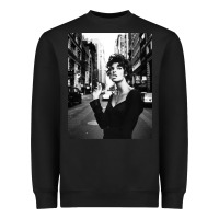 Black linda evangelista fashion model Heavyweight Sweatshirt - artisFamous