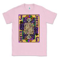 Bubblegum Pink joker mardi gras skeleton Classic Tee - CowGirlArtShop