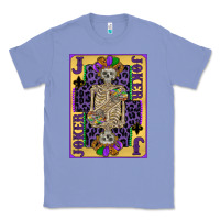 Colony Blue joker mardi gras skeleton Classic Tee - CowGirlArtShop
