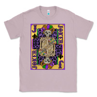 Lilac joker mardi gras skeleton Classic Tee - CowGirlArtShop