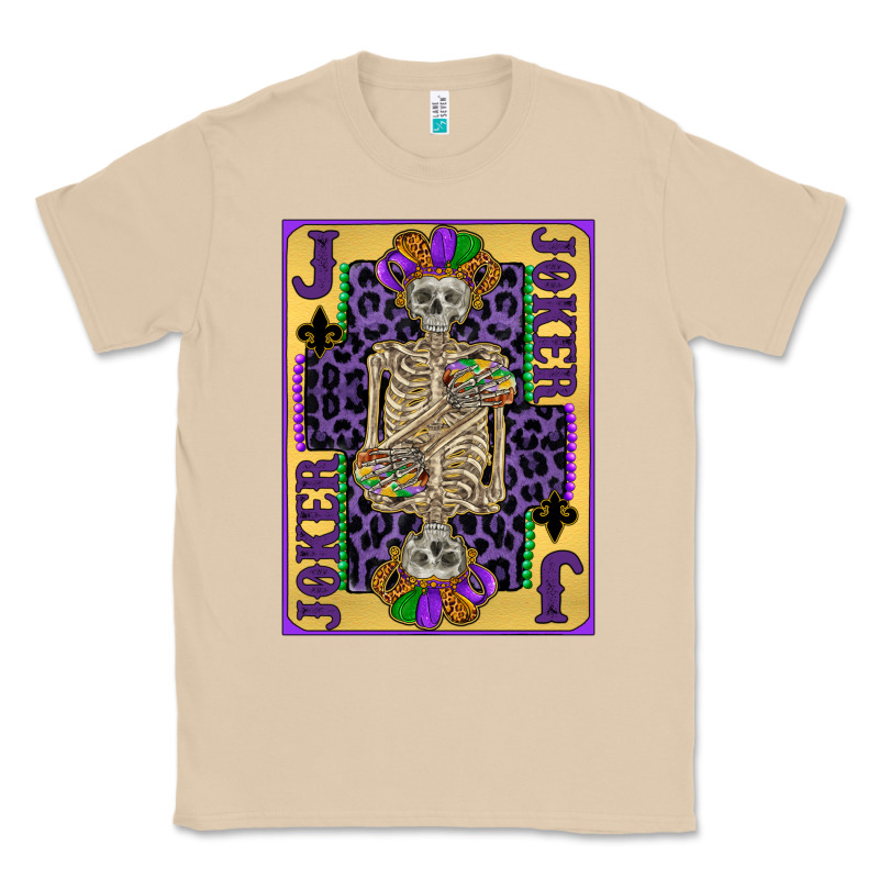 Joker Mardi Gras Skeleton Classic Tee by CowGirlArtShop | Teevron