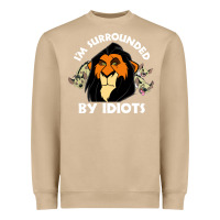 Mushroom surrounded by idiots book Heavyweight Sweatshirt - artisFamous