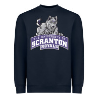 Navy university of scranton Heavyweight Sweatshirt - artisFamous