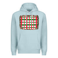 Blue Mist Christmas Pattern Premium Hoodie - CowhideDigitalArt