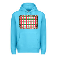 Ocean Blue Christmas Pattern Premium Hoodie - CowhideDigitalArt