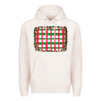 Pale Pink Christmas Pattern Premium Hoodie - CowhideDigitalArt