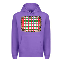 Purple Christmas Pattern Premium Hoodie - CowhideDigitalArt