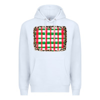 White Christmas Pattern Premium Hoodie - CowhideDigitalArt
