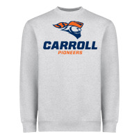 Heather Grey carroll university pioneers Heavyweight Sweatshirt - artisFamous