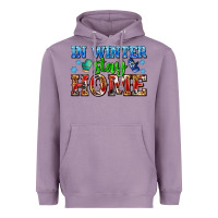Lavender in winter stay home with gloves Heavyweight Hoodie - AdoDesignShop