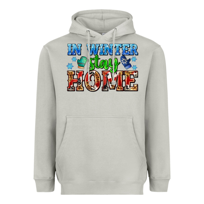 In Winter Stay Home With Gloves Heavyweight Hoodie by AdoDesignShop | Teevron